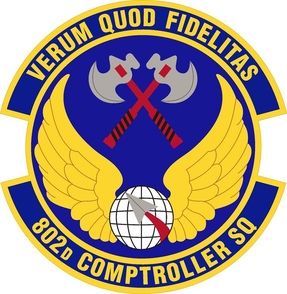 File:802nd Comptroller Squadron, US Air Force.png