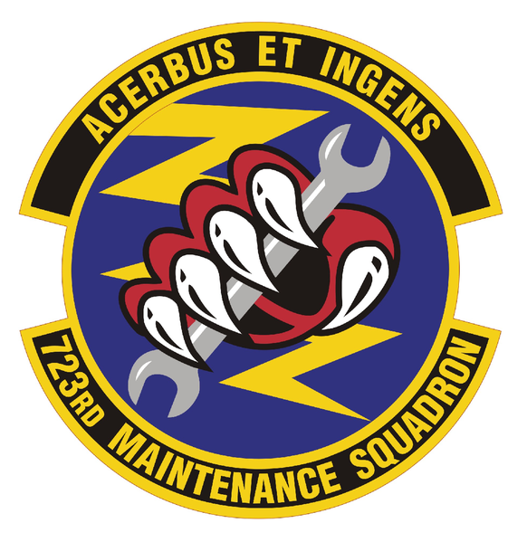 File:723rd Maintenance Squadron, US Air Force.png
