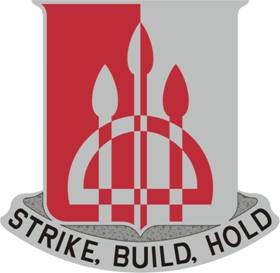 Coat of arms (crest) of 983rd Engineer Battalion, US Army