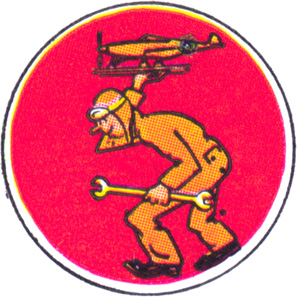 Coat of arms (crest) of the 330th Service Squadron, USAAF