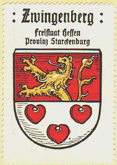 Wappen von Zwingenberg (Bergstrasse)
