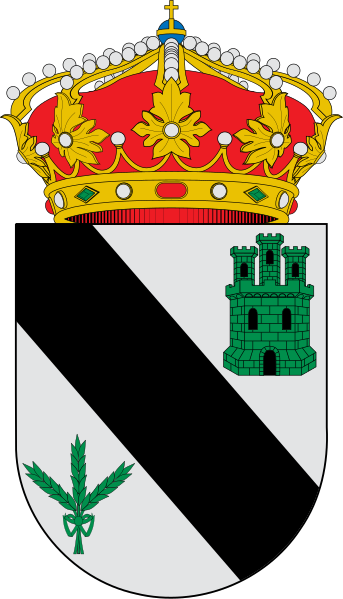 Escudo de Mirabel (Cáceres)/Arms (crest) of Mirabel (Cáceres)