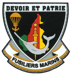 Coat of arms (crest) of the Marine Fusiliers, Navy of Cameroon