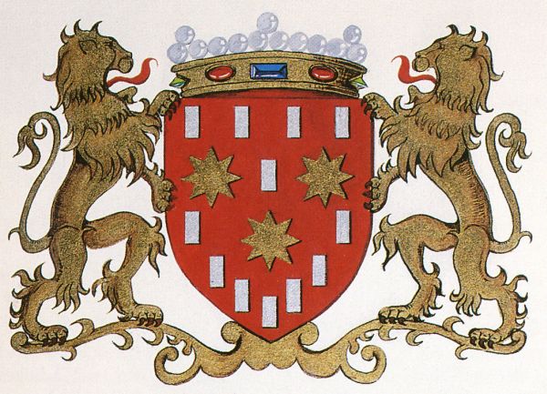 Wapen van De Pinte/Coat of arms (crest) of De Pinte