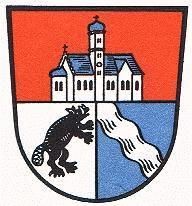 Wappen von Biberbach (Schwaben) / Arms of Biberbach (Schwaben)