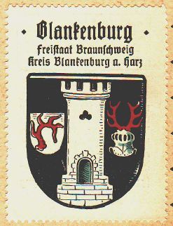 Wappen von Blankenburg/Harz/Coat of arms (crest) of Blankenburg/Harz