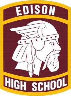 Coat of arms (crest) of Edison High School Junior Reserve Officer Training Corps, US Army