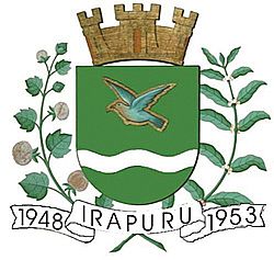 Brasão de Irapuru (São Paulo)/Arms (crest) of Irapuru (São Paulo)