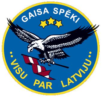 Coat of arms (crest) of the Latvian Air Force
