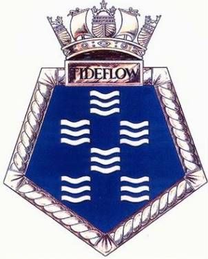 Coat of arms (crest) of the RFA Tideflow, United Kingdom