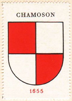 Wappen von/Blason de Chamoson
