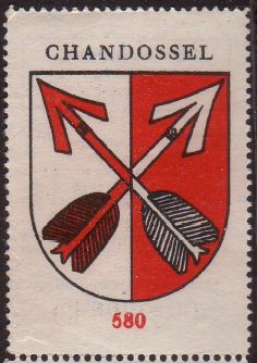 Wappen von/Blason de Chandossel