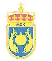 Coat of arms (crest) of the Naval Mine Clearance Divers Command, Norwegian Navy