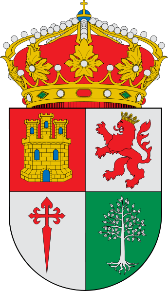 Escudo de Almadén de la Plata/Arms (crest) of Almadén de la Plata