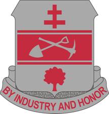 Coat of arms (crest) of 317th Engineer Battalion, US Army