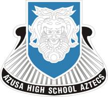 Arms of Azusa High School Junior Reserve Officer Training Corps, US Army