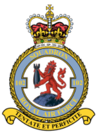 Coat of arms (crest) of the No 102 Squadron, Royal Air Force
