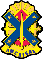 Coat of arms (crest) of 23rd Infantry Division Americal, US Army