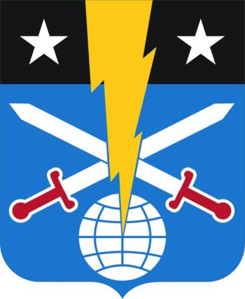 Coat of arms (crest) of 108th Military Intelligence Battalion, US Army