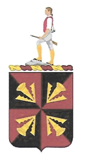 Coat of arms (crest) of 484th Transportation Battalion, US Army