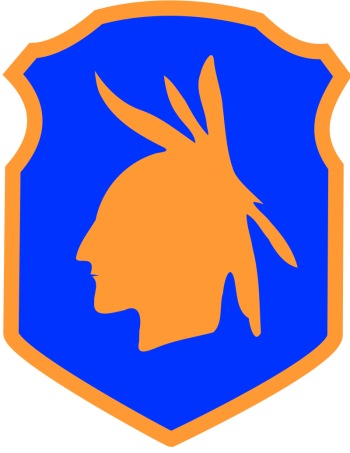 Coat of arms (crest) of the 98th Infantry Division Iroquois, US Army
