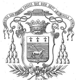 Arms of François-Marie-Benjamin Richard de la Vergne