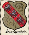 Wappen von Saargemünd/ Arms of Saargemünd