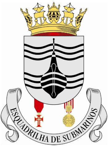 Coat of arms (crest) of the Submarine Squadron, Portuguese Navy