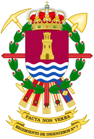 Engineer Regiment No 7, Spanish Army.png