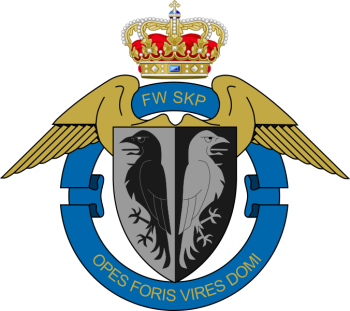 Coat of arms (crest) of the Fighter Wing Skrydstrup, Danish Air Force