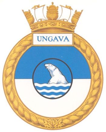 Coat of arms (crest) of the HMCS Ungava, Royal Canadian Navy