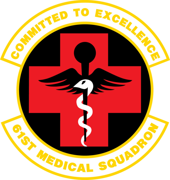 File:61st Medical Squadron, US Air Force.png