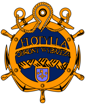 Coat of arms (crest) of the 9th Coastal Defence Flotilla, Polish Navy