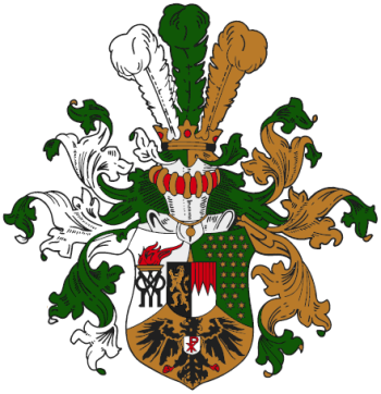 Wappen von Katholische Deutsche Studentenverbindung Rheno-Franconia zu München/Arms (crest) of Katholische Deutsche Studentenverbindung Rheno-Franconia zu München