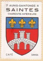 Blason de Saintes/Arms (crest) of Saintes