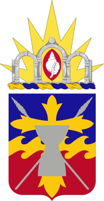 Coat of arms (crest) of the 203rd Regiment, Guam Army National Guard