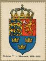Wappen von Christian V von Dänemark