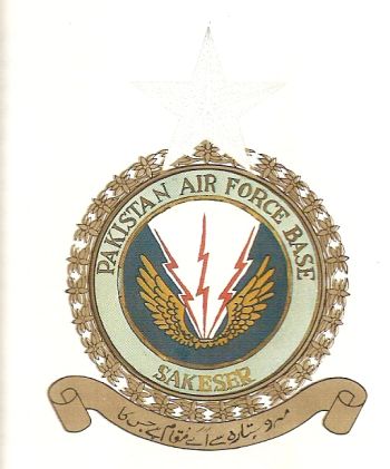 Coat of arms (crest) of Pakistan Air Force Base Sakeser