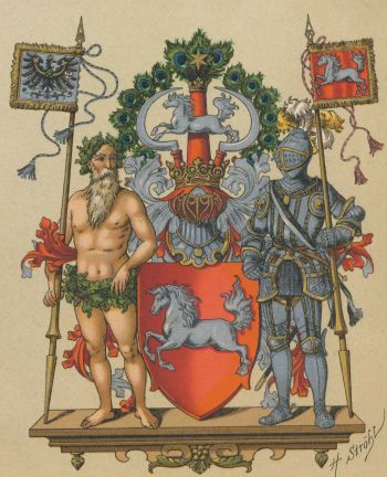 Wappen von Niedersachsen/Coat of arms (crest) of Niedersachsen