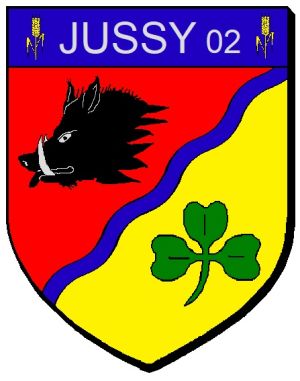 Blason de Jussy (Aisne)