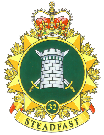 Coat of arms (crest) of the 32 Canadian Brigade Group, Canadian Army