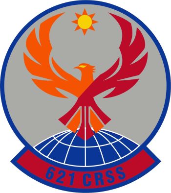 Coat of arms (crest) of the 621st Contingency Response Support Squadron, US Air Force