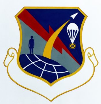 Coat of arms (crest) of the 624th Military Airlift Support Group, US Air Force