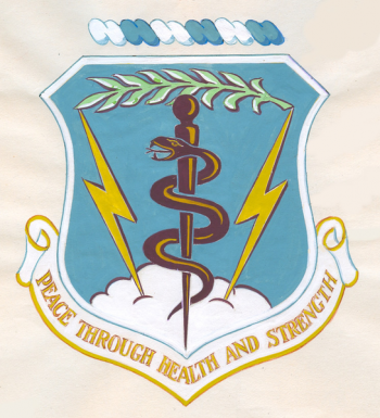 Coat of arms (crest) of the 865th Medical Group, US Air Force