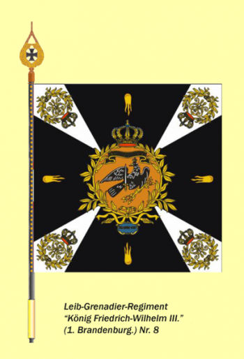 Arms of Life Grenadier Regiment King Friedrich Wilhelm III (1st Brandenburgian) No 8, Germany