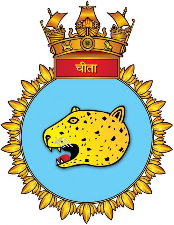 Coat of arms (crest) of the INS Cheetah, Indian Navy