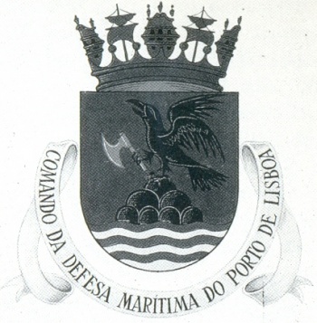 Coat of arms (crest) of Maritime Defence Command of the Port of Lisbon, Portuguese Navy