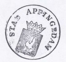 Wapen van Appingedam/Arms (crest) of Appingedam