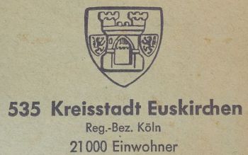 Wappen von Euskirchen/Coat of arms (crest) of Euskirchen