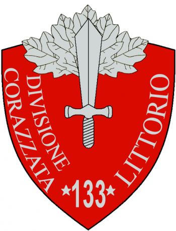 Coat of arms (crest) of the 133rd Armoured Division Littorio, Italian Army